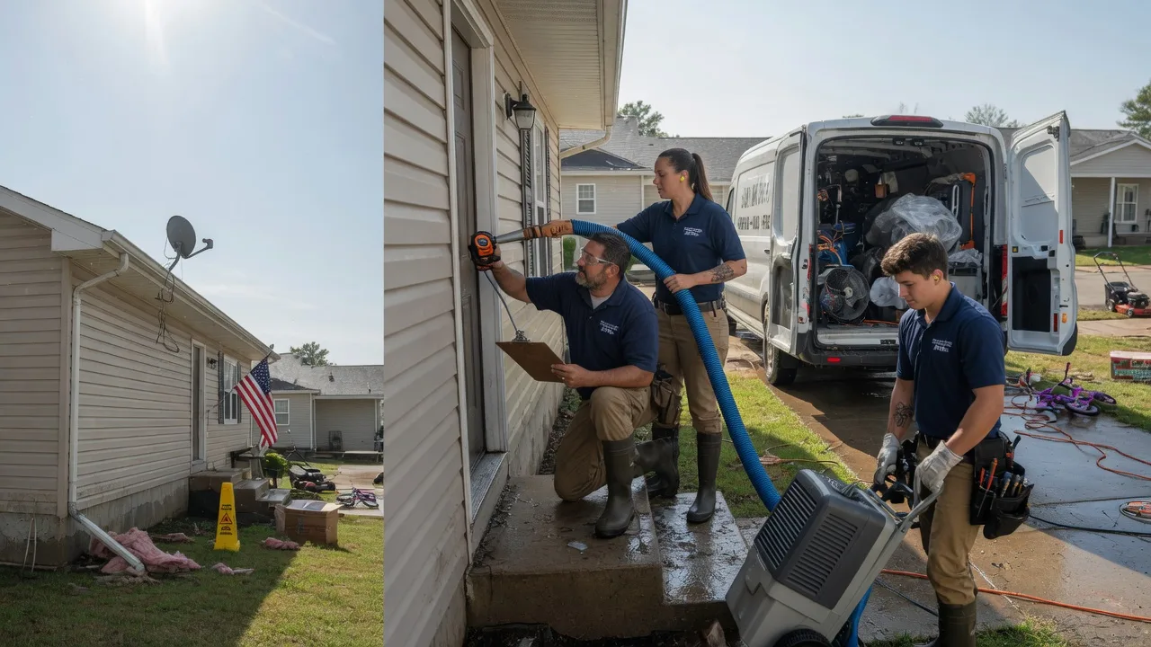Ceiling Water Damage Restoration in Calvert, TX near me